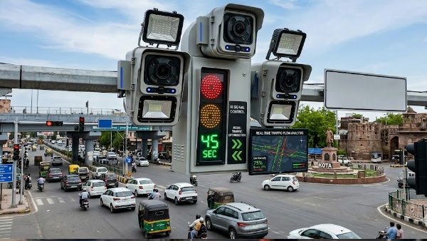 Rajasthan First AI Traffic Signal