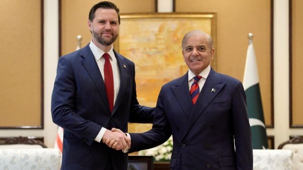 JD Vance with Shehbaz Sharif