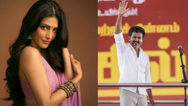 shruti haasan and vijay voting