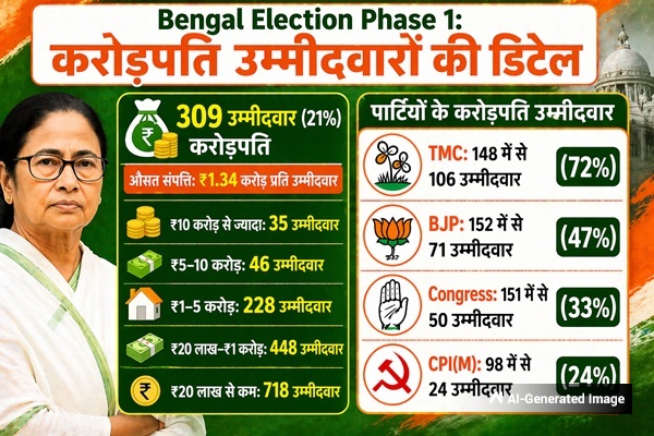 West Bengal Election Phase 1 Candidates