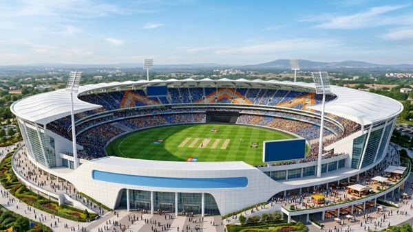 AI Representation Anekal Cricket Stadium AI Representation Anekal Cricket Stadium