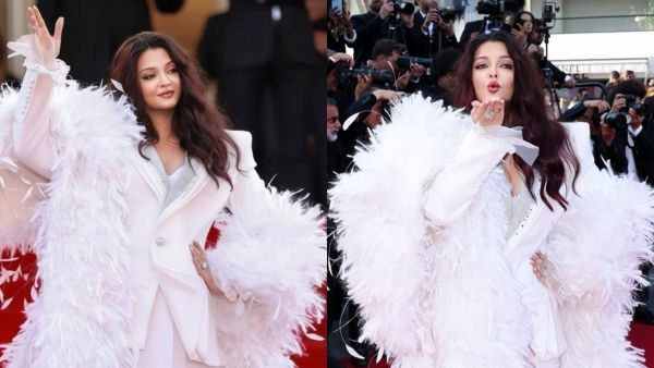 Aishwarya Rai white suit
