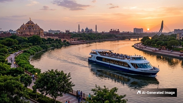 Namo Yamuna Cruise Delhi New River Tourism Project Launching Soon Ticket Price Facilities amp amp Route Namo Yamuna Cruise Delhi New River Tourism Project Launching Soon Ticket Price Facilities amp amp Route