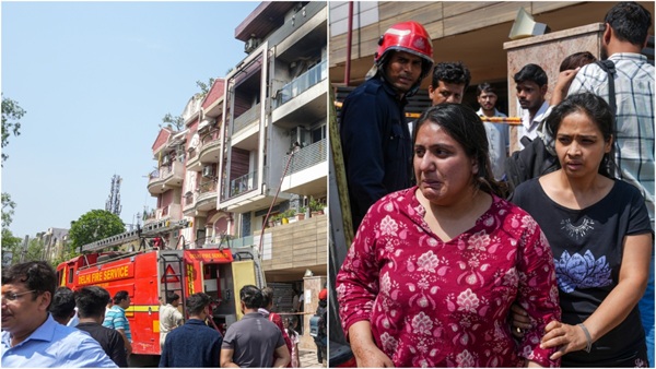 Delhi Vivek Vihar Building Fire