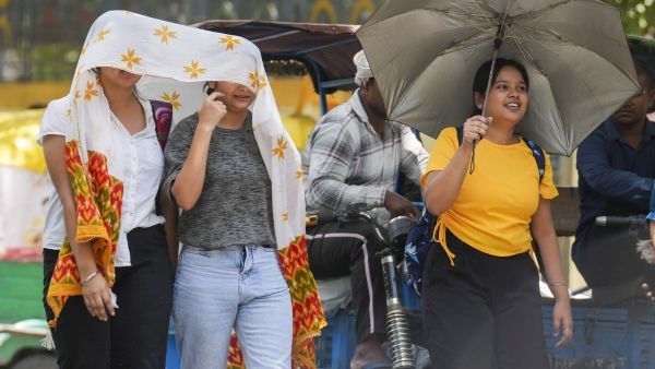 hot summer day amid heatwave