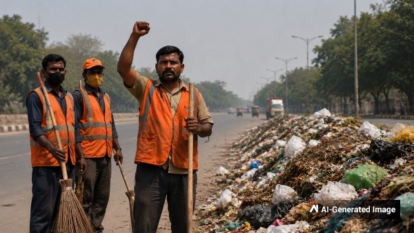 Patna Municipal Workers Strike