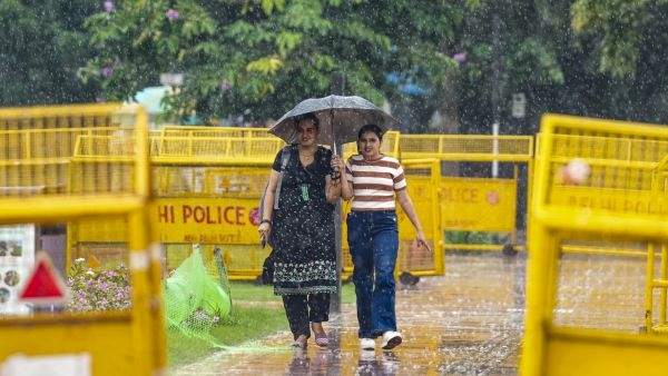 Rainfall in New Delhi