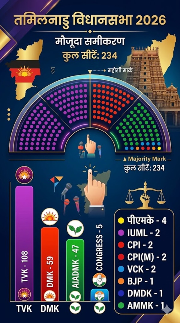 tamil Nadu seat partywise