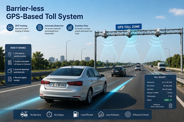 Barrier-less GPS-Based Toll System
