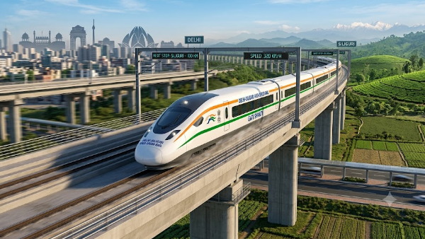 Bullet Train Delhi to Siliguri