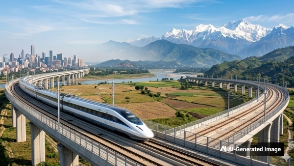 Delhi to Siliguri Bullet Train