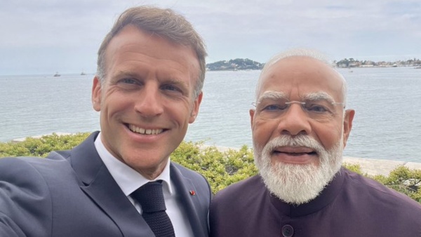 Emmanuel Macron Hindi message