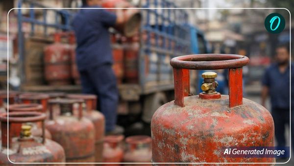 LPG gas cylinders in Delhi after price hike