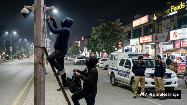 Pakistan CCTV Theft