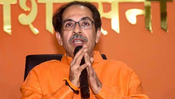 Uddhav Thackeray speaking at Bhandup rally