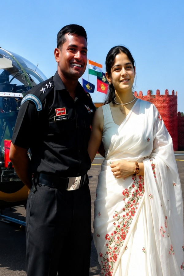 Indian Army Pilot Captain Bharat Bhardwaj