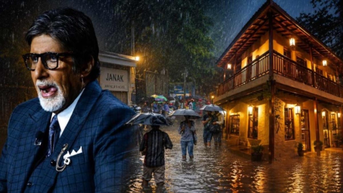 मुंबई में मानसून ने की हालत खराब, अमिताभ का बंगला पानी-पानी