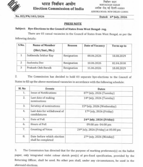 West Benga By-elections West Benga By-elections