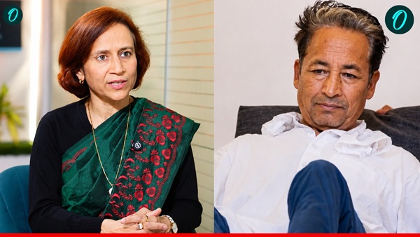 Sonam Wangchuk wife Gitanjali J Angmo