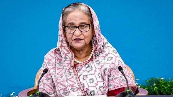 sheikh hasina first virtual address delhi