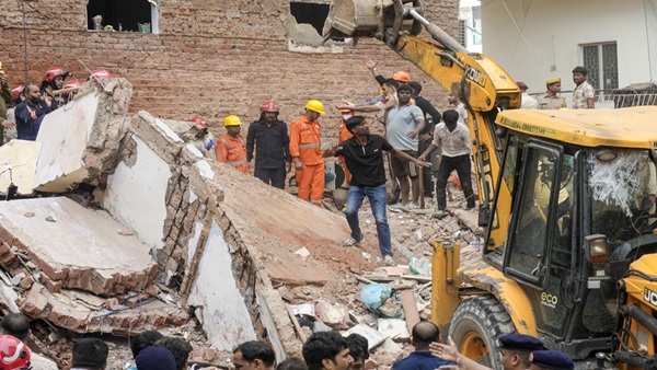Satya Niketan Building Collapse