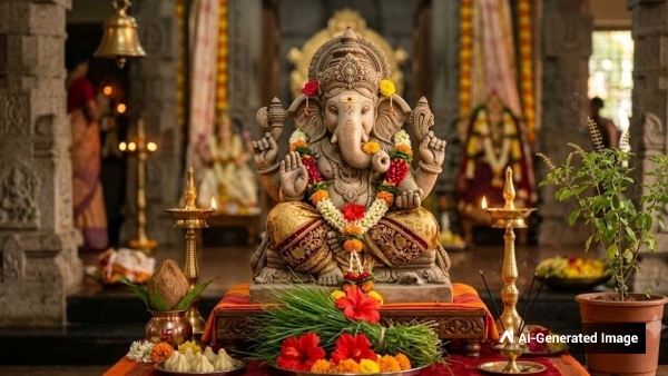 Ganesh Chaturthi Puja Tulsi Leaves Forbidden