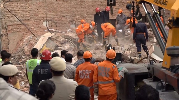 Satya Niketan Building Collapse