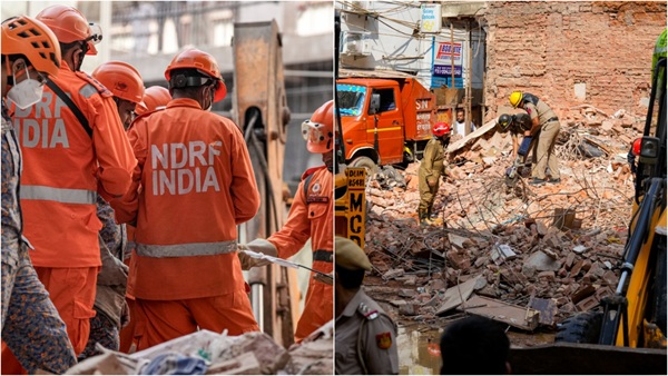 Satya Niketan Building Collapse