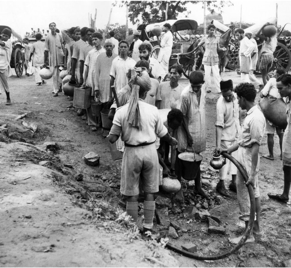 बंटवारे को बयां करती तस्वीर बंटवारे को बयां करती तस्वीर