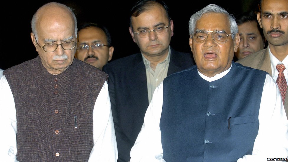 अटल बिहारी वाजपेई और लाल कृष्ण अडवाणी