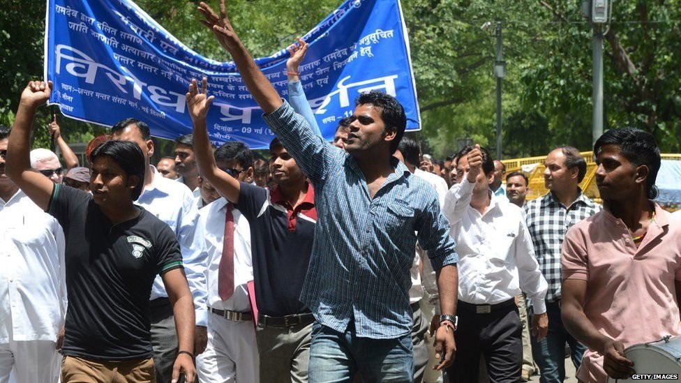 दलित, उत्तर प्रदेश, राजस्थान, मध्य प्रदेश