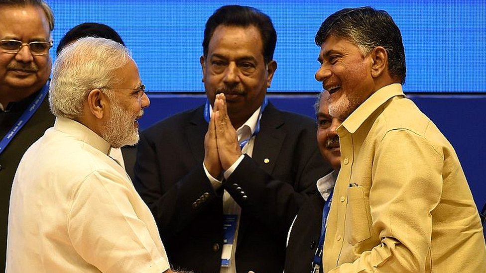 चंद्रबाबू नायडू और मोदी