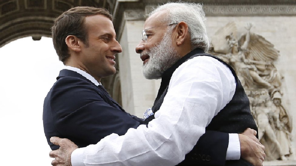 मोदी और मैक्रां