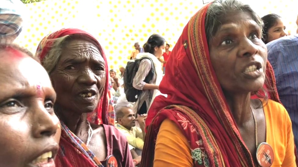 बिहार से आई महिलाएं