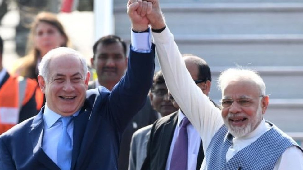 मोदी और नेतन्याहू मोदी और नेतन्याहू