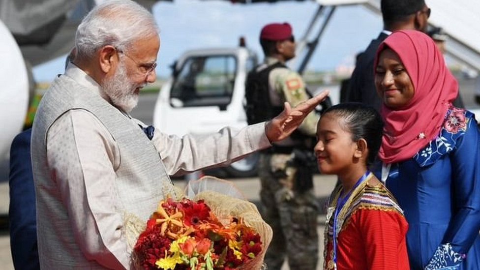 मालदीव में मोदी