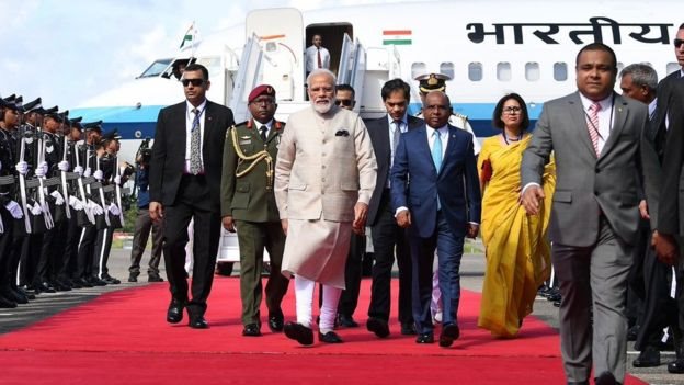 मालदीव में मोदी