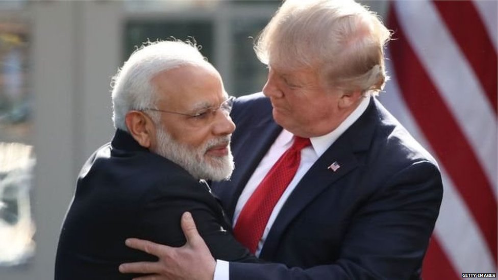 नरेंद्र मोदी और डोनल्ड ट्रंप