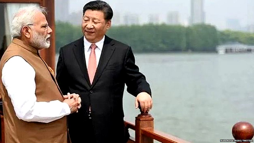 नरेंद्र मोदी, शी जिनपिंग