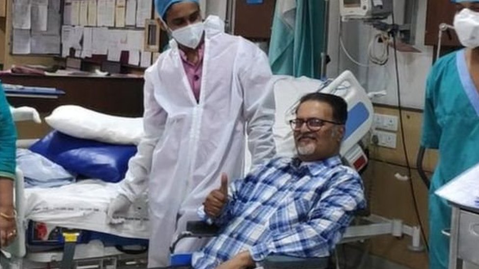 कोरोना वायरस: 36 दिन वेंटिलेटर पर बिताकर ज़िंदा बचने वाला शख़्स