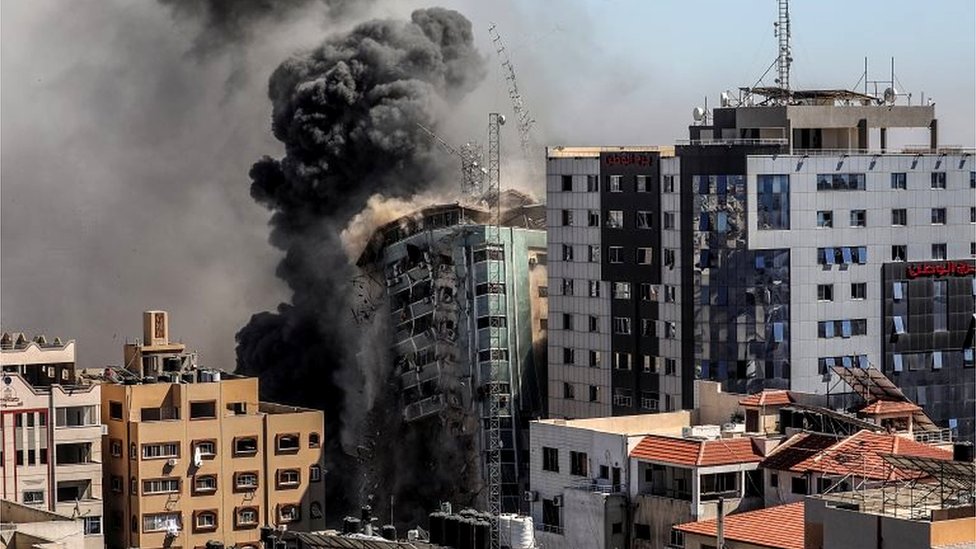 गाजा में भारी नुकसान गाजा में भारी नुकसान