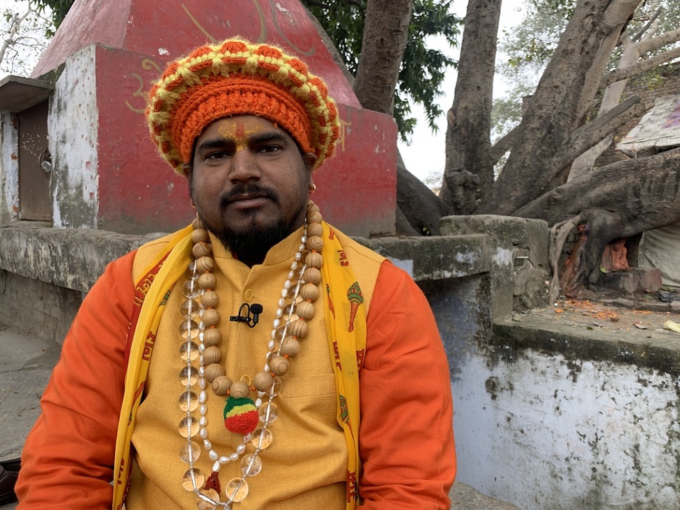 कर्तलिया बाबा आश्रम के महंत राम दास