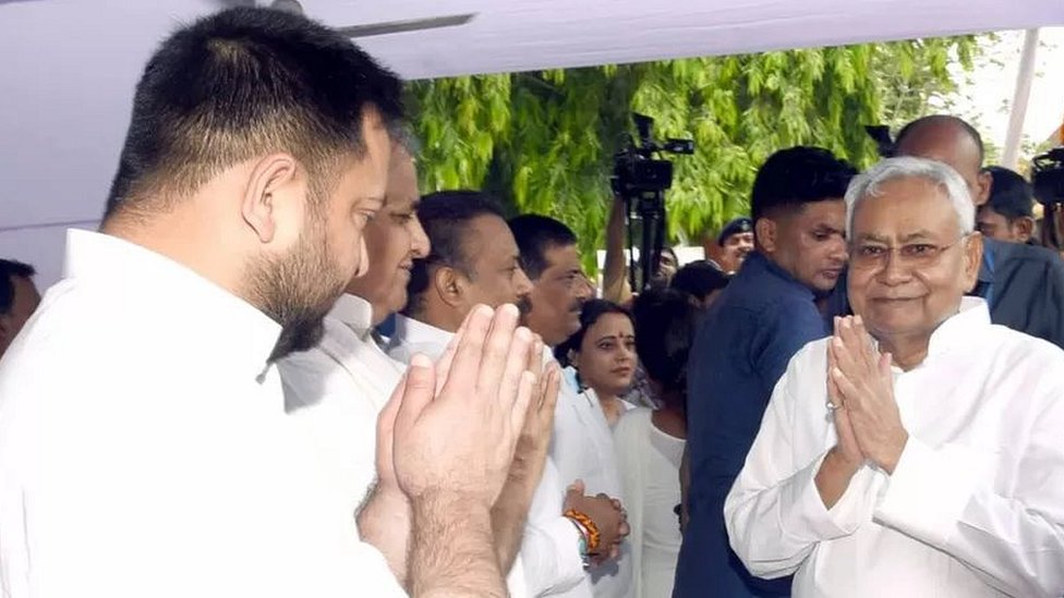 नीतीश कुमार, तेजस्वी यादव