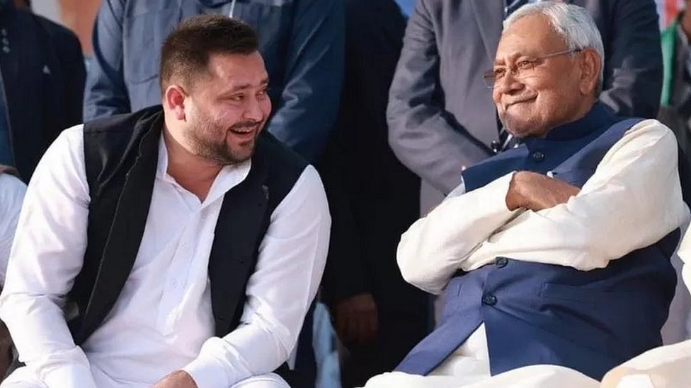 तेजस्वी यादव, नीतीश कुमार