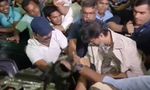 Watch: Thalapathy Vijay Briefly Falls at Chennai Airport as Fans Mob Him