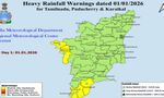 Tamil Nadu Rains: 5 Dists On Yellow Alert Today As Unseasonal Rains Lash Chennai