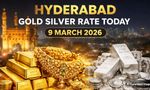 Hyderabad Gold Silver Rate Today, 9 March 2026: Latest 24K, 22K Gold And Silver Rates In City