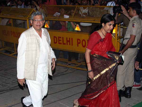Sitaram Yechury at Saif-Kareena's reception