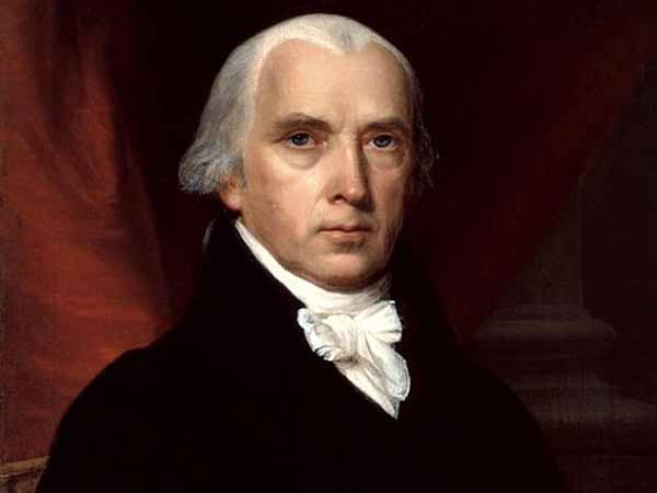 James Madison was re-elected as US Prez