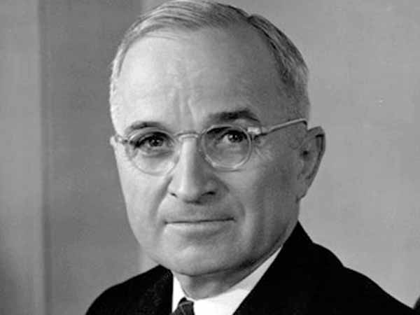 Harry S Truman was re-elected as US Prez
